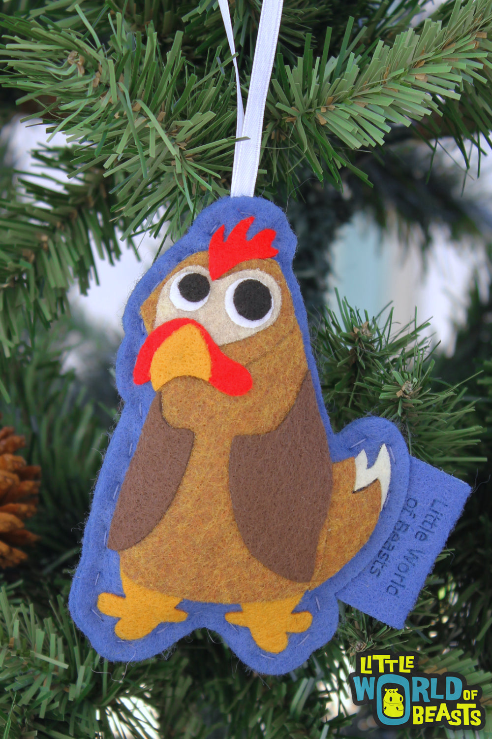 Personalized Christmas Ornament - Chicken