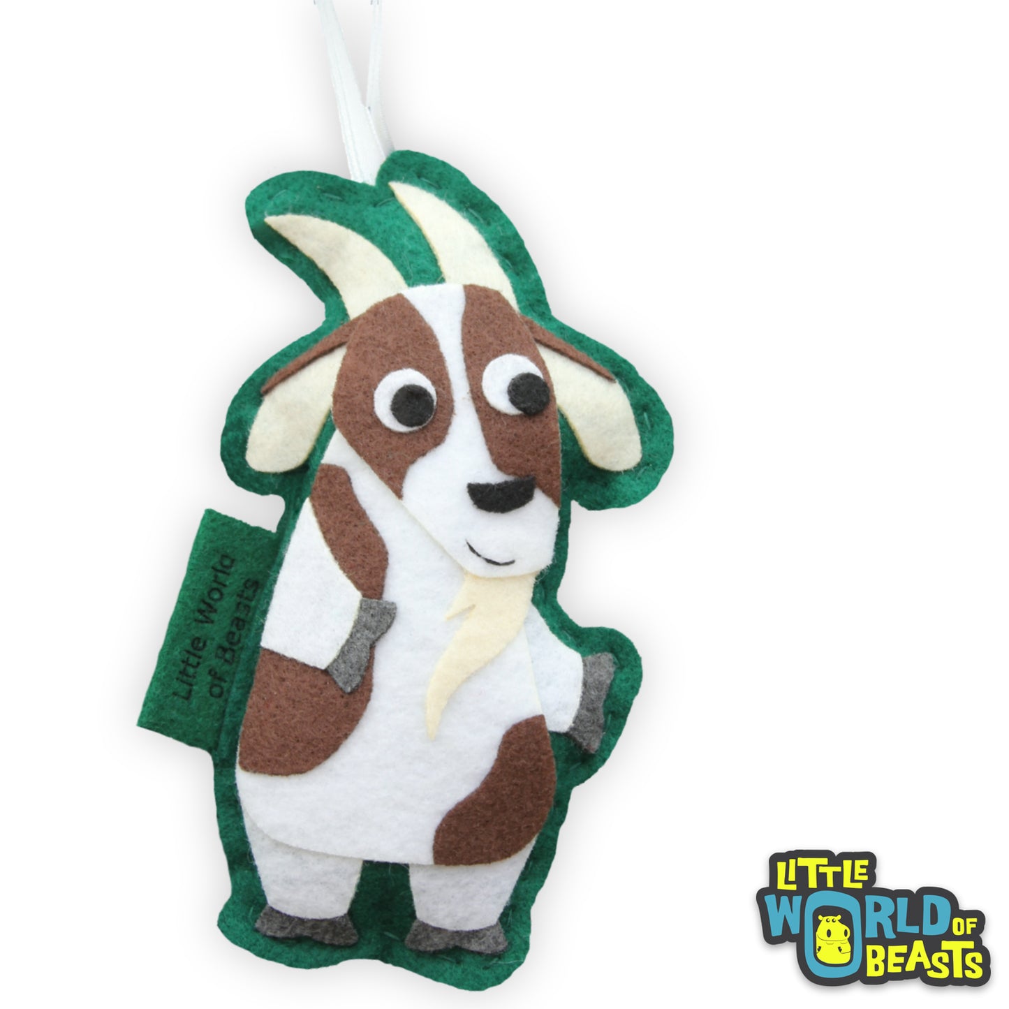 Felt Farm Animal Ornament - Goat