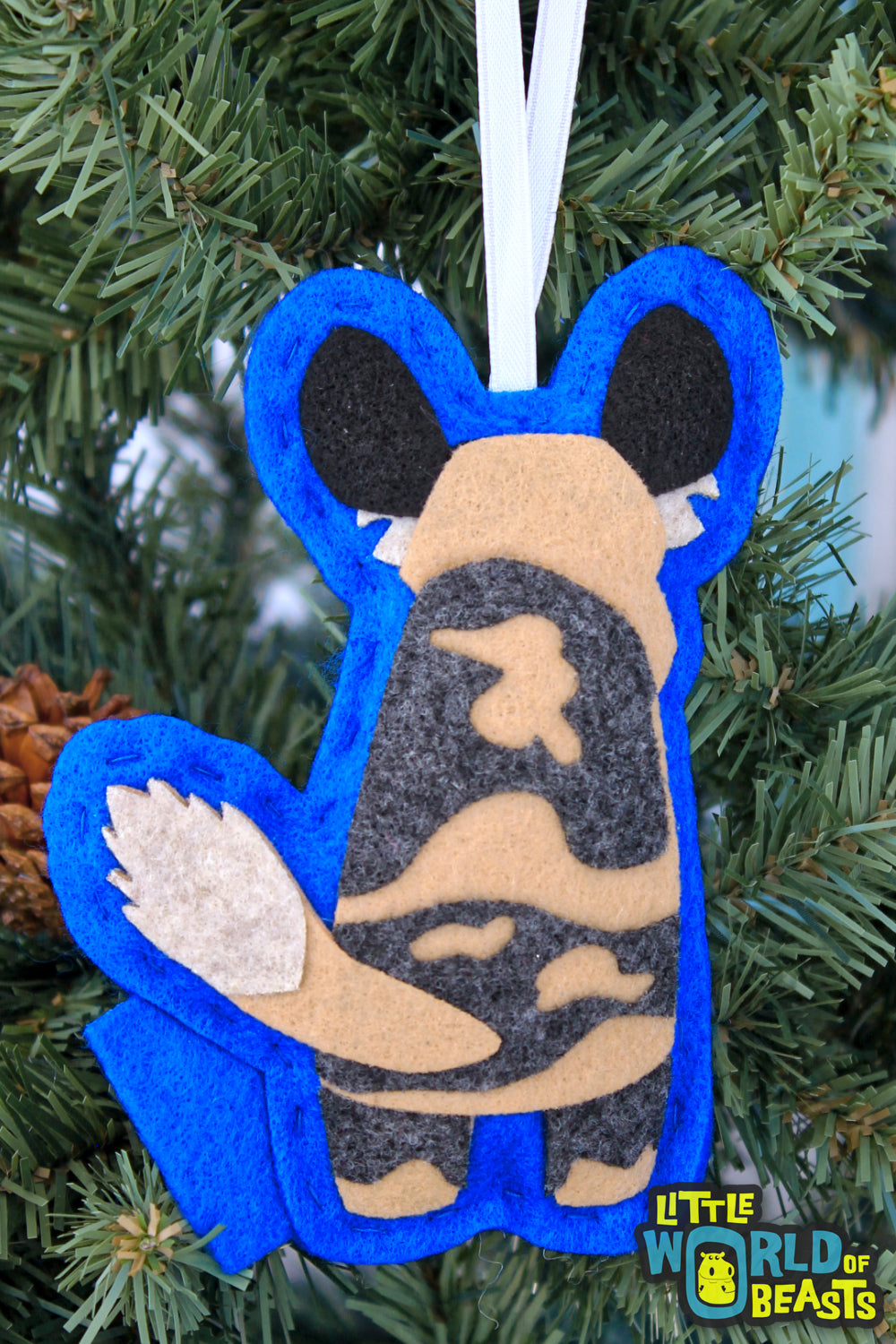 Felt Ornament - Wild Dog