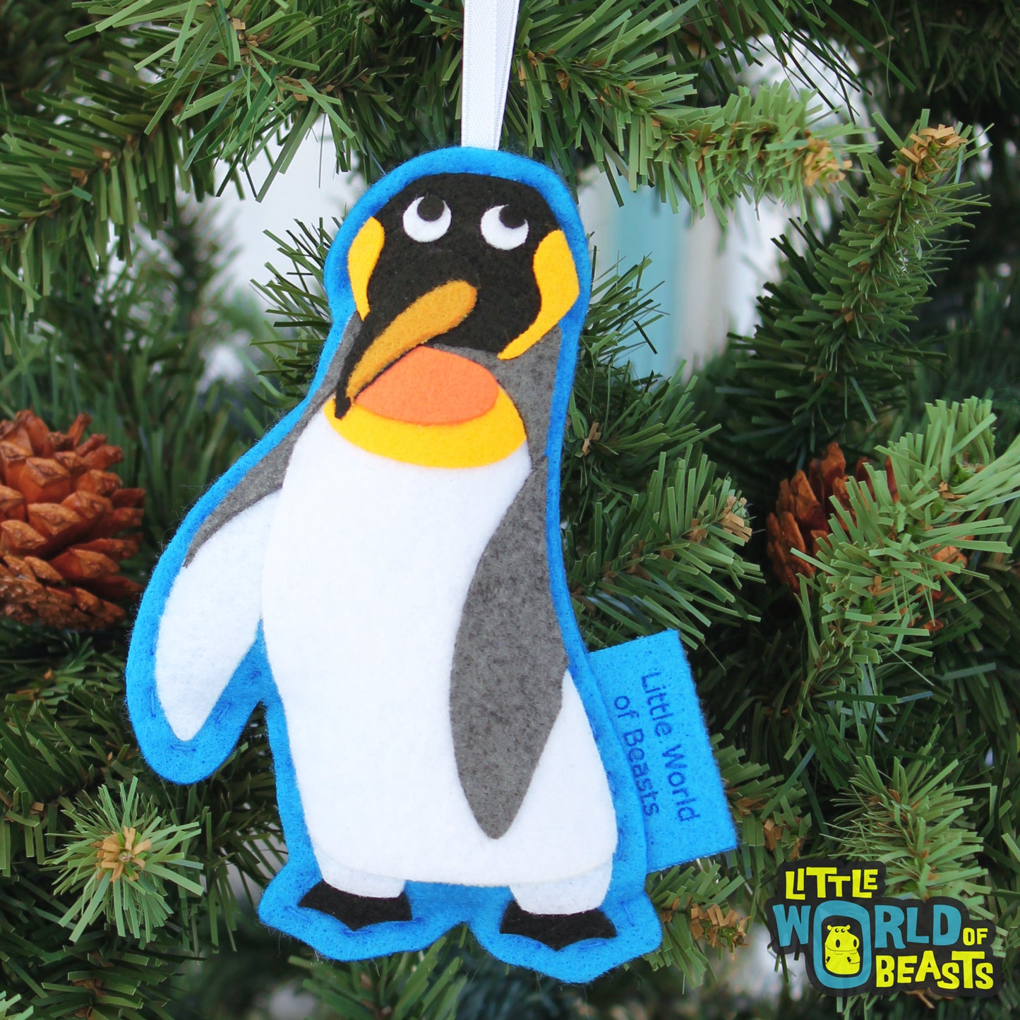 Felt Ornament - King Penguin