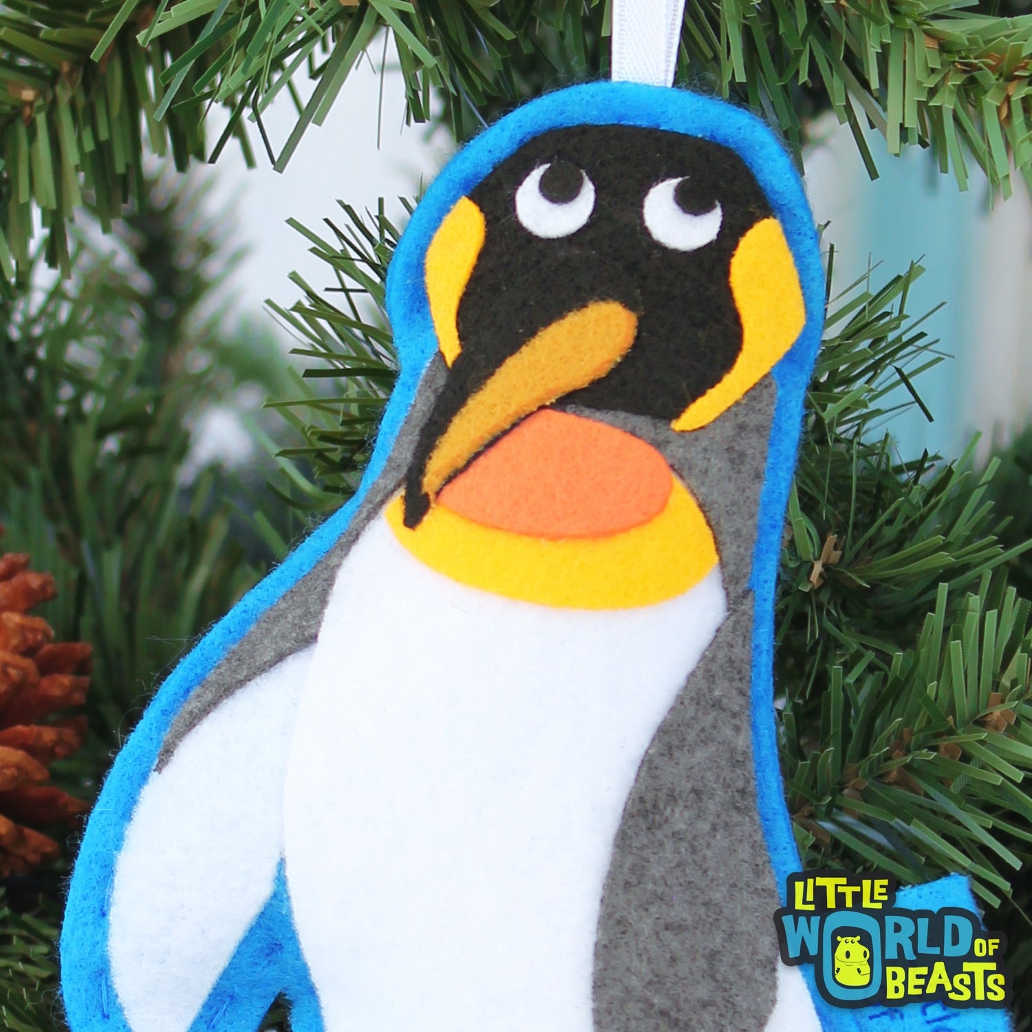 Felt Ornament - King Penguin