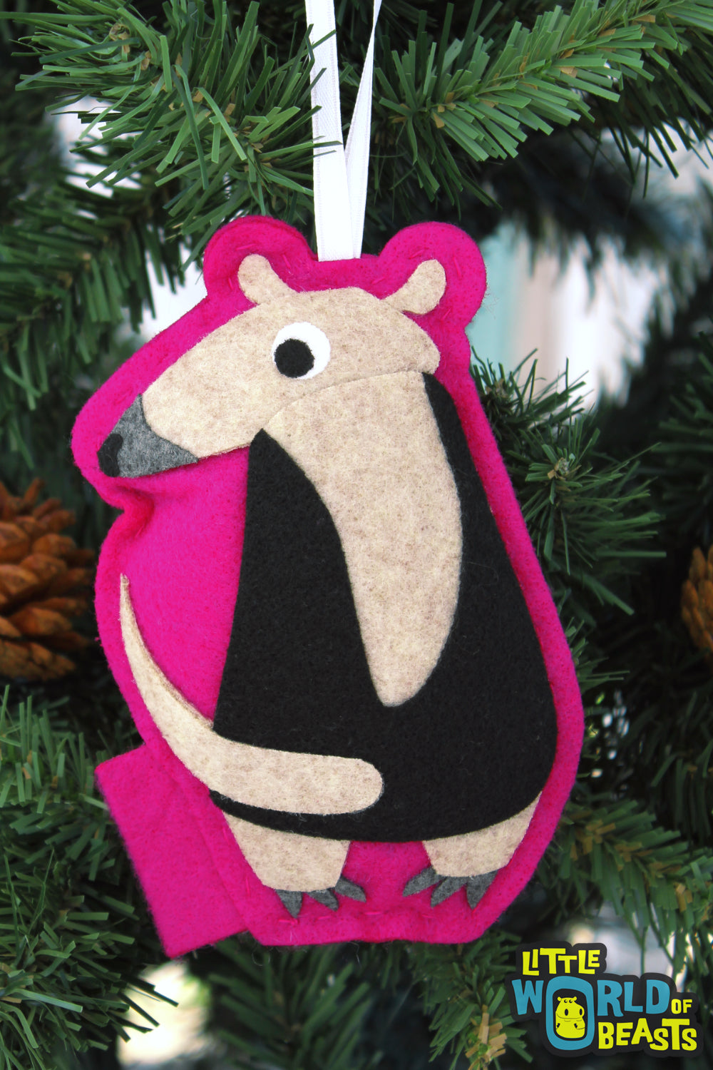 Tamandua - Felt Ornament