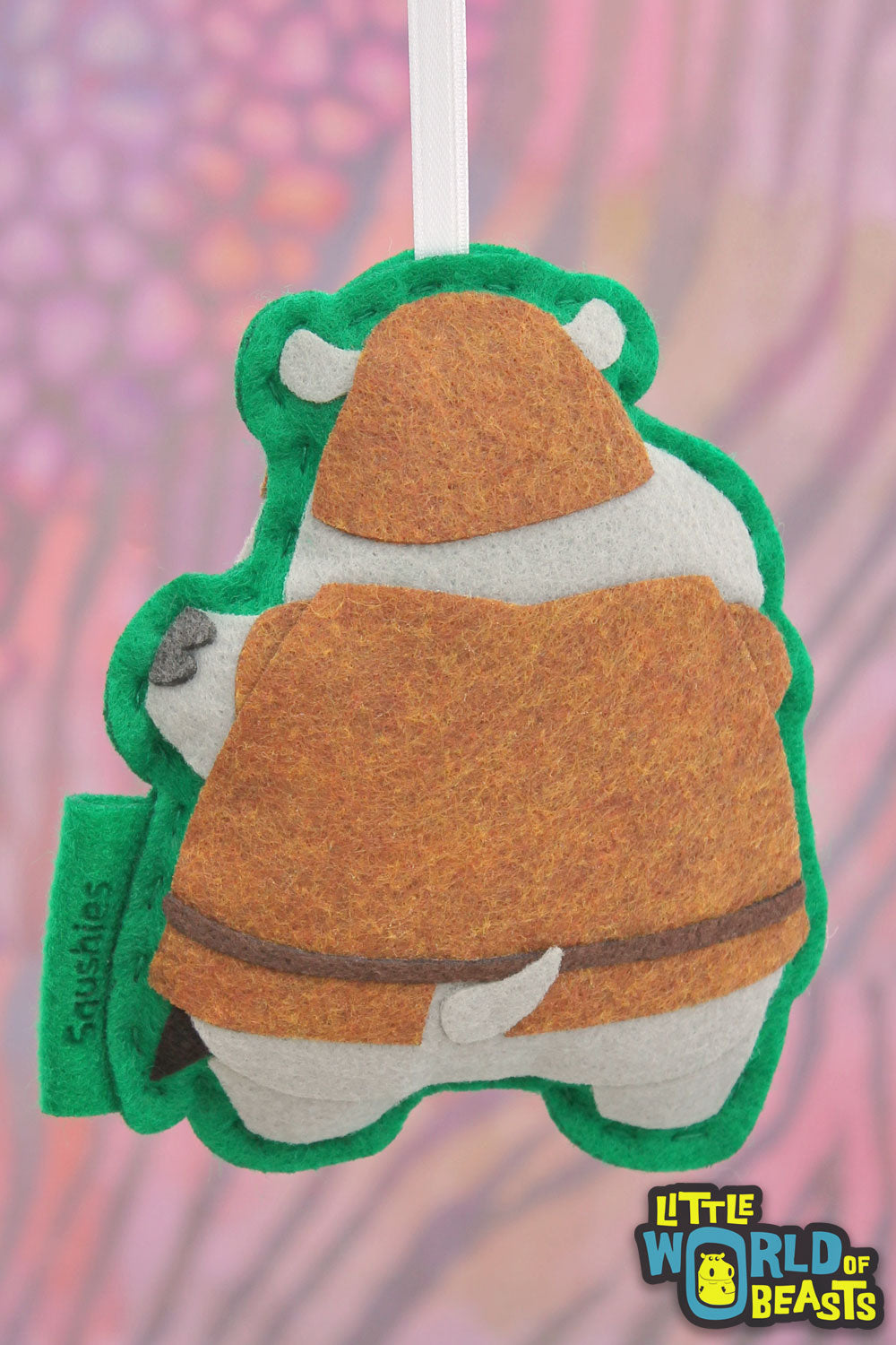 Felt RPG Ornament - Fighter Hippo - Little World of Beasts