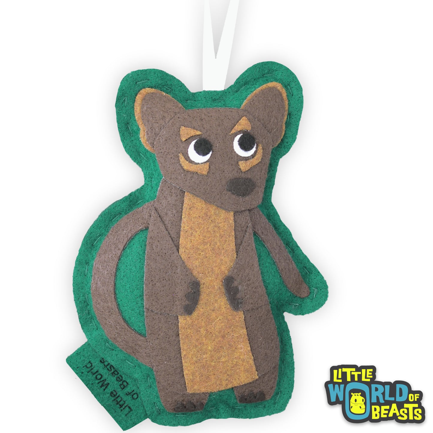 Fossa - Felt Animal Ornament 