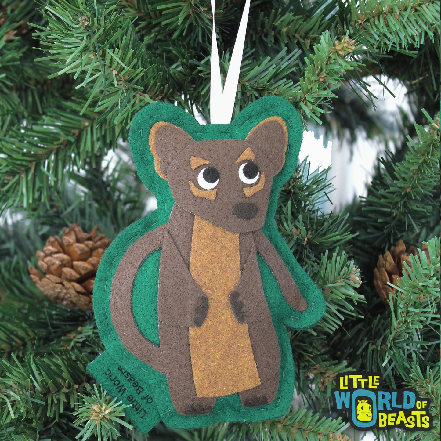 Fossa - Felt Animal Ornament