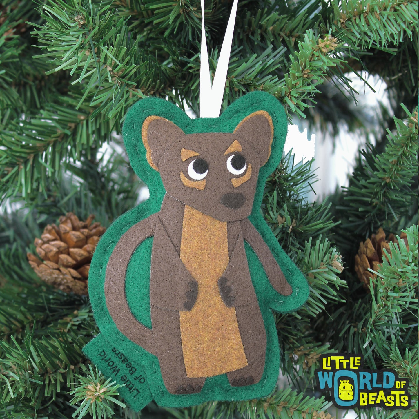 Fossa - Felt Animal Ornament 