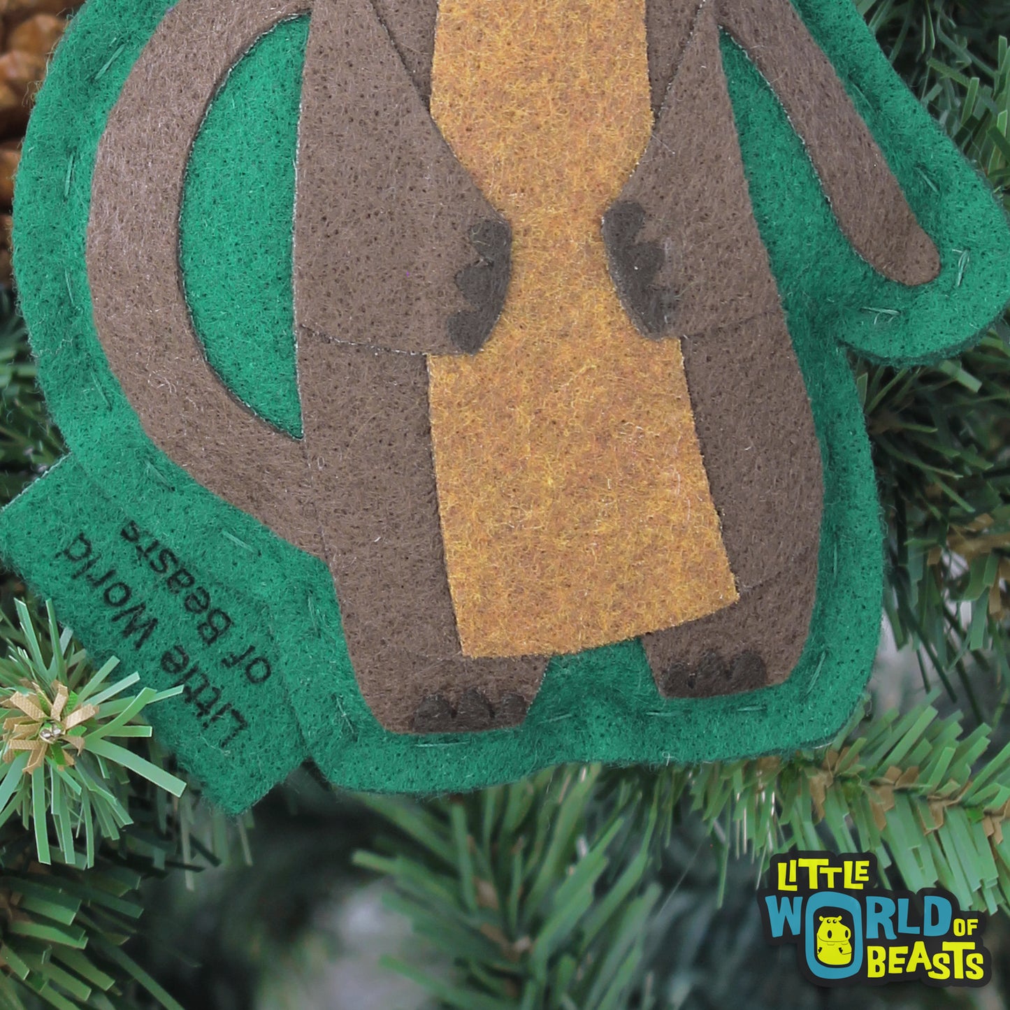 Fossa - Felt Animal Ornament 