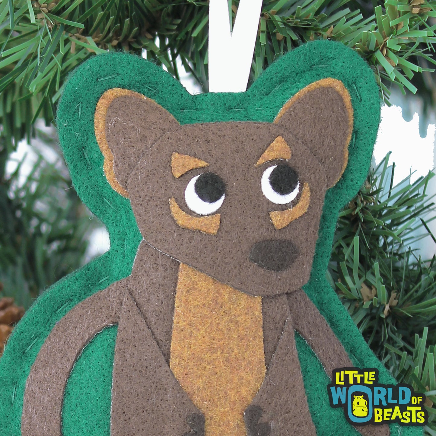 Fossa - Felt Animal Ornament