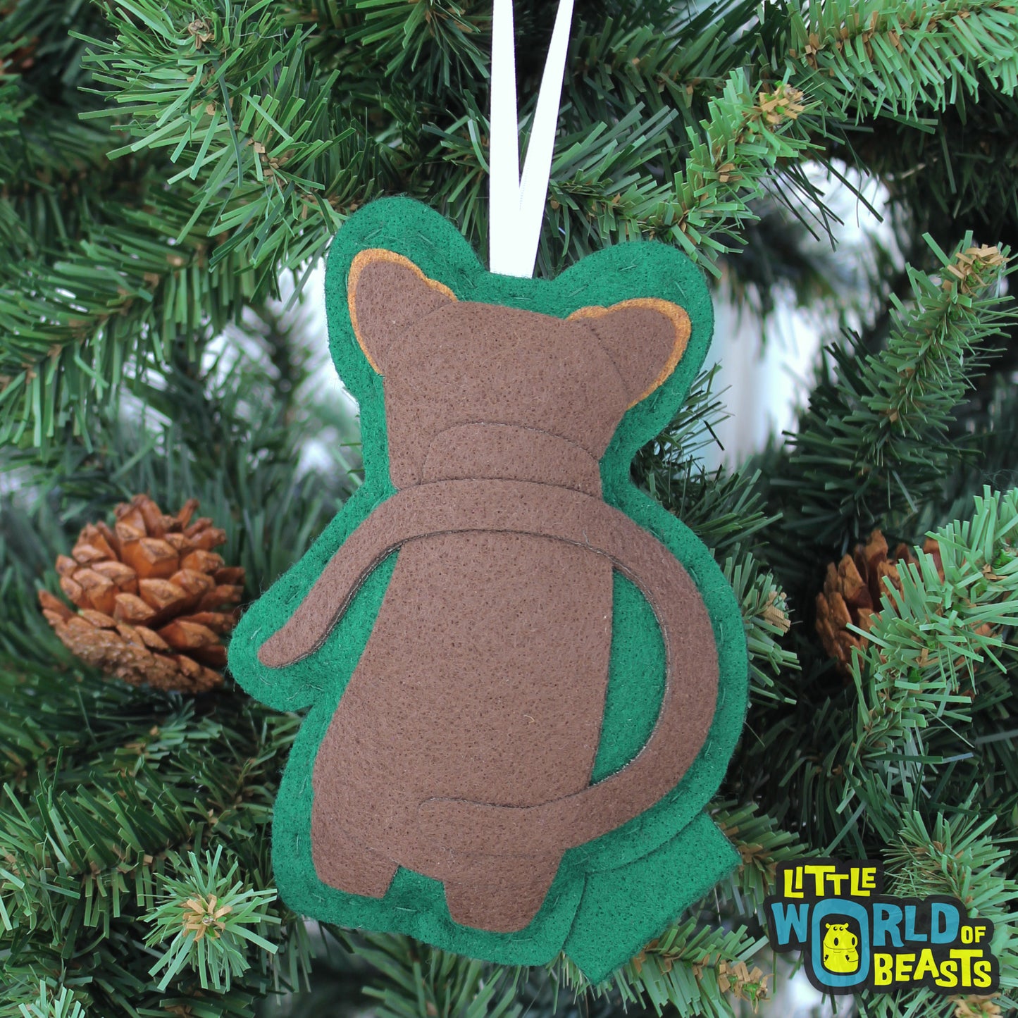 Fossa - Felt Animal Ornament 