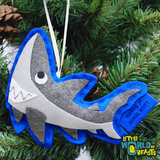 Little World of Beasts - Christmas Ornament Shark