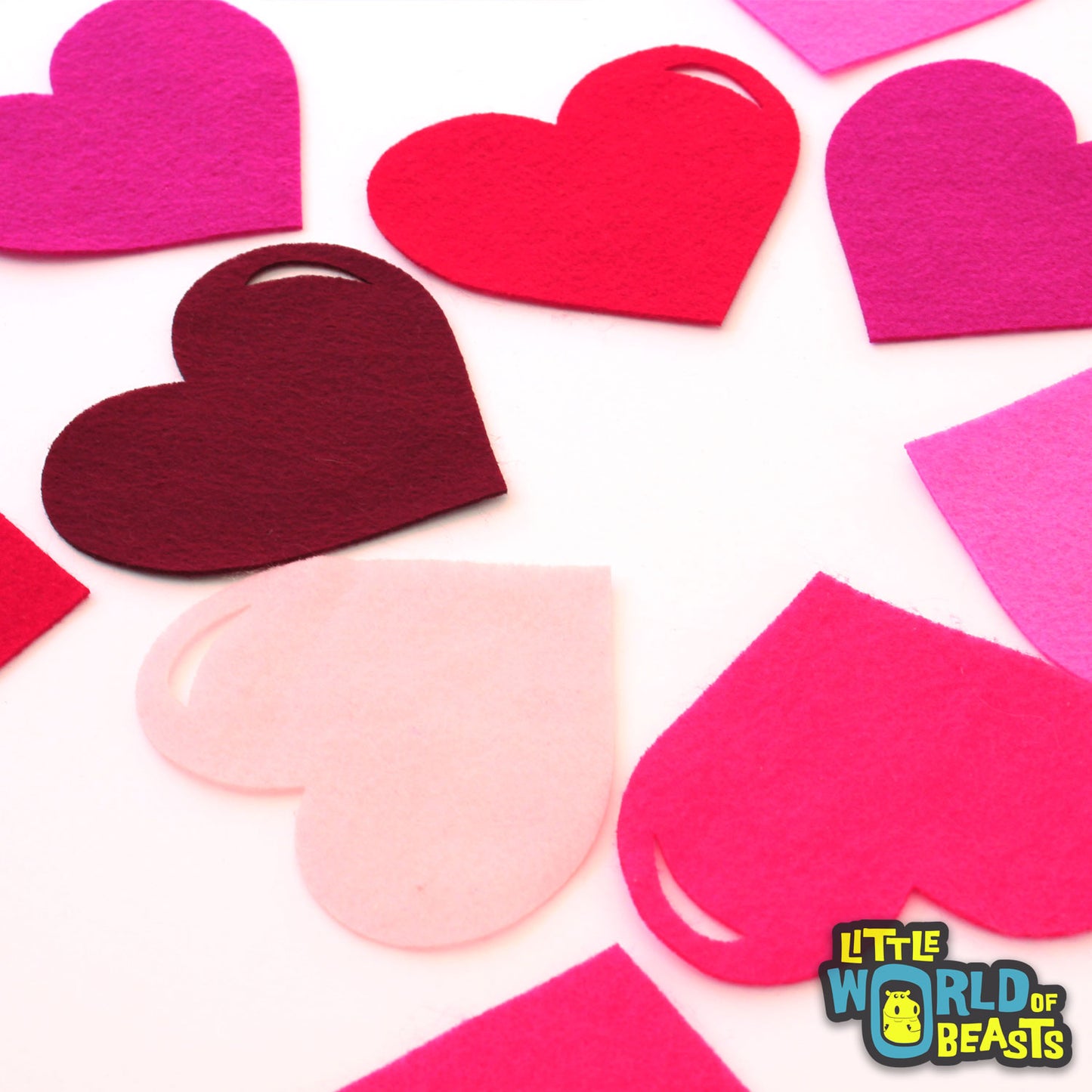 Felt Shapes - Hearts - Craft Supplies