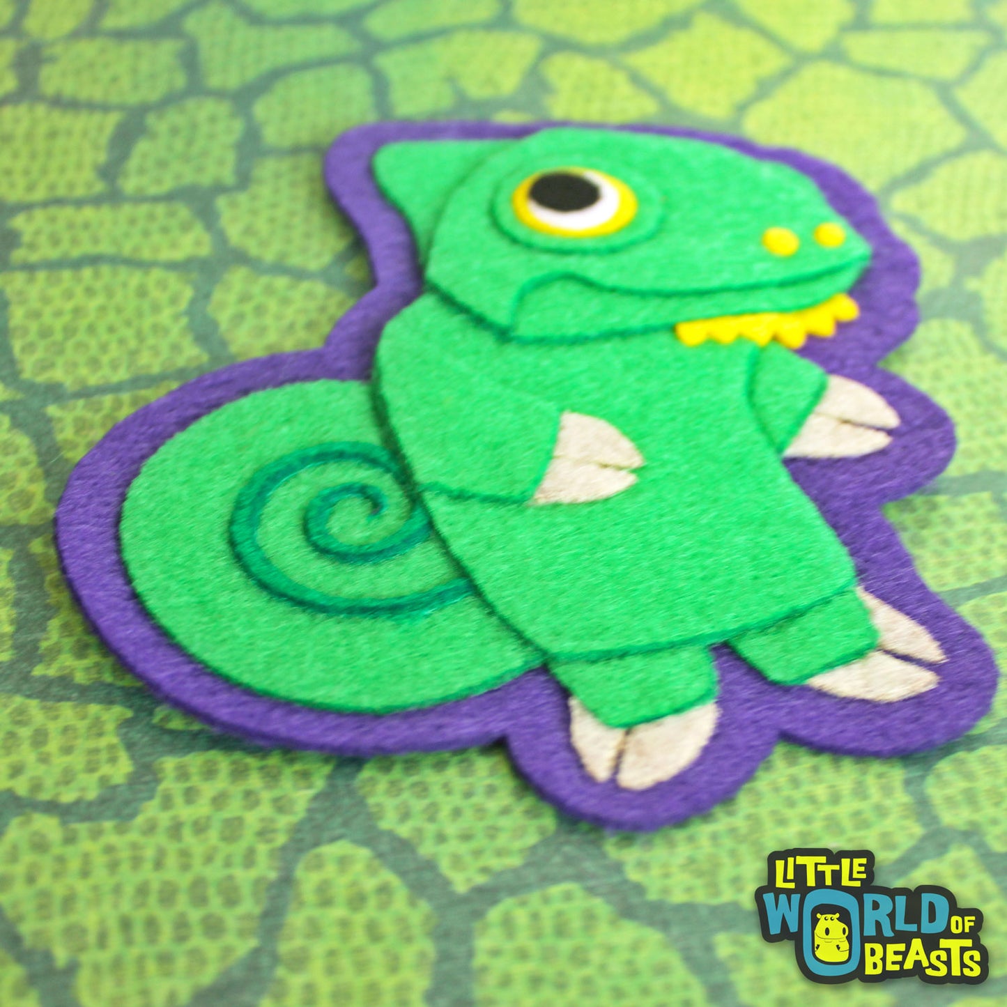 Chameleon - Felt Reptile Patch