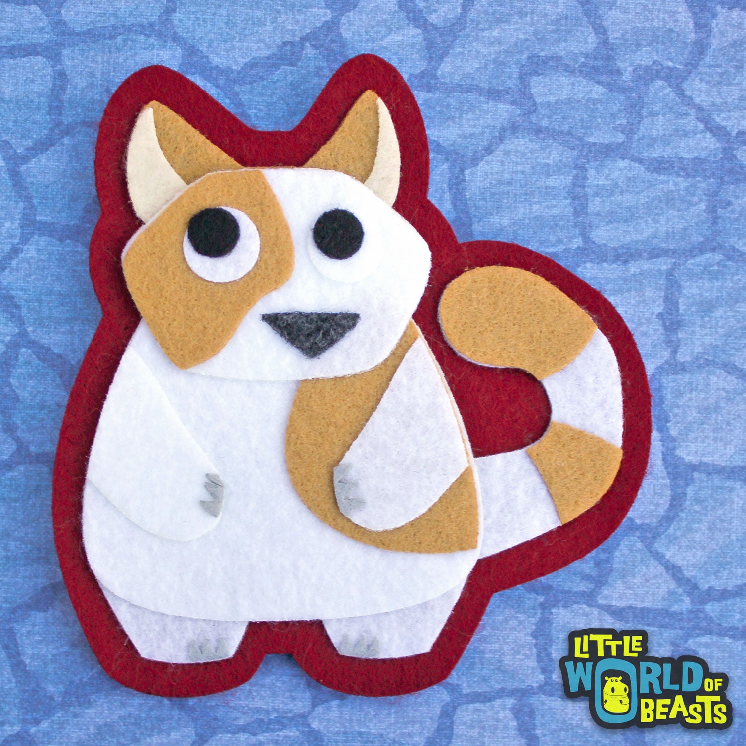 Iron On or Sew On Patch - Fat Cat