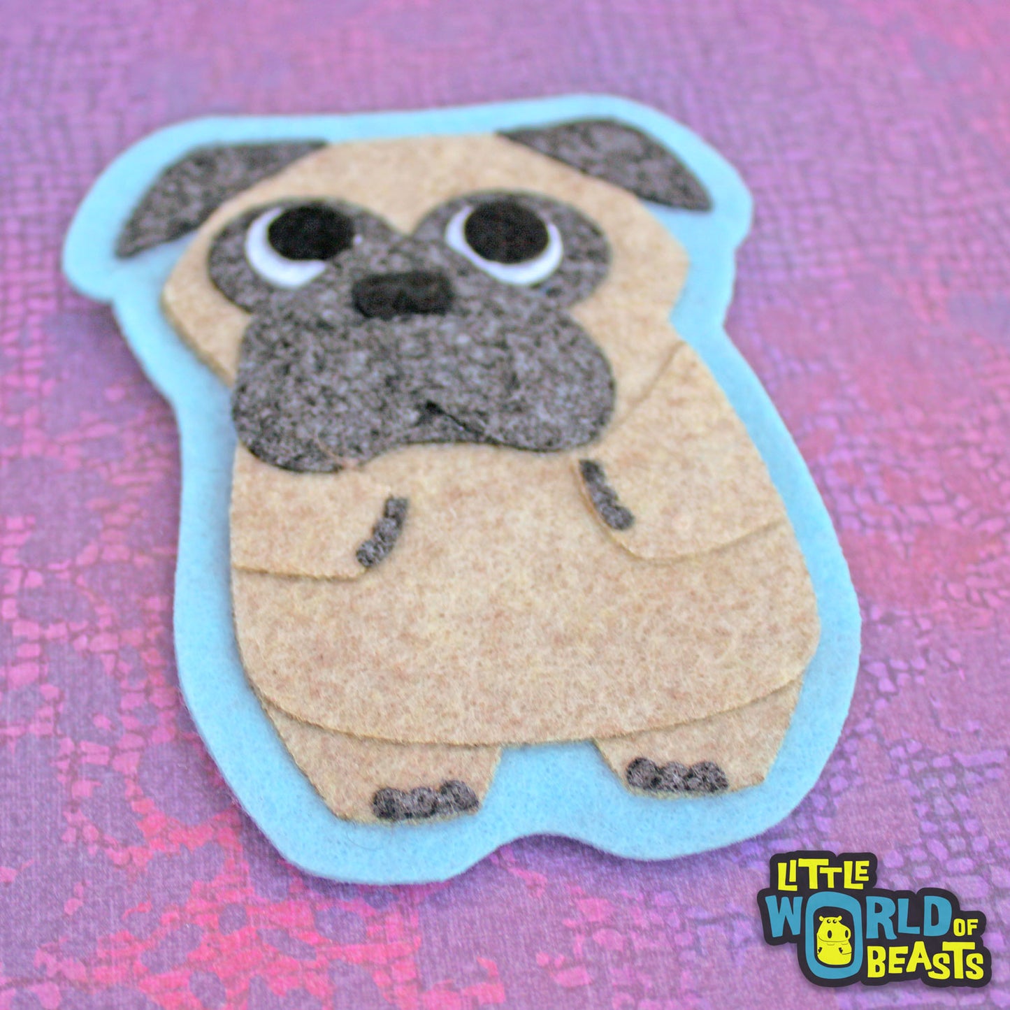 Pug - Iron on Patch
