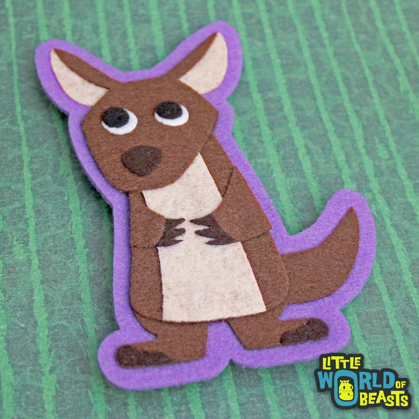 Felt Animal  Patch - Kangaroo