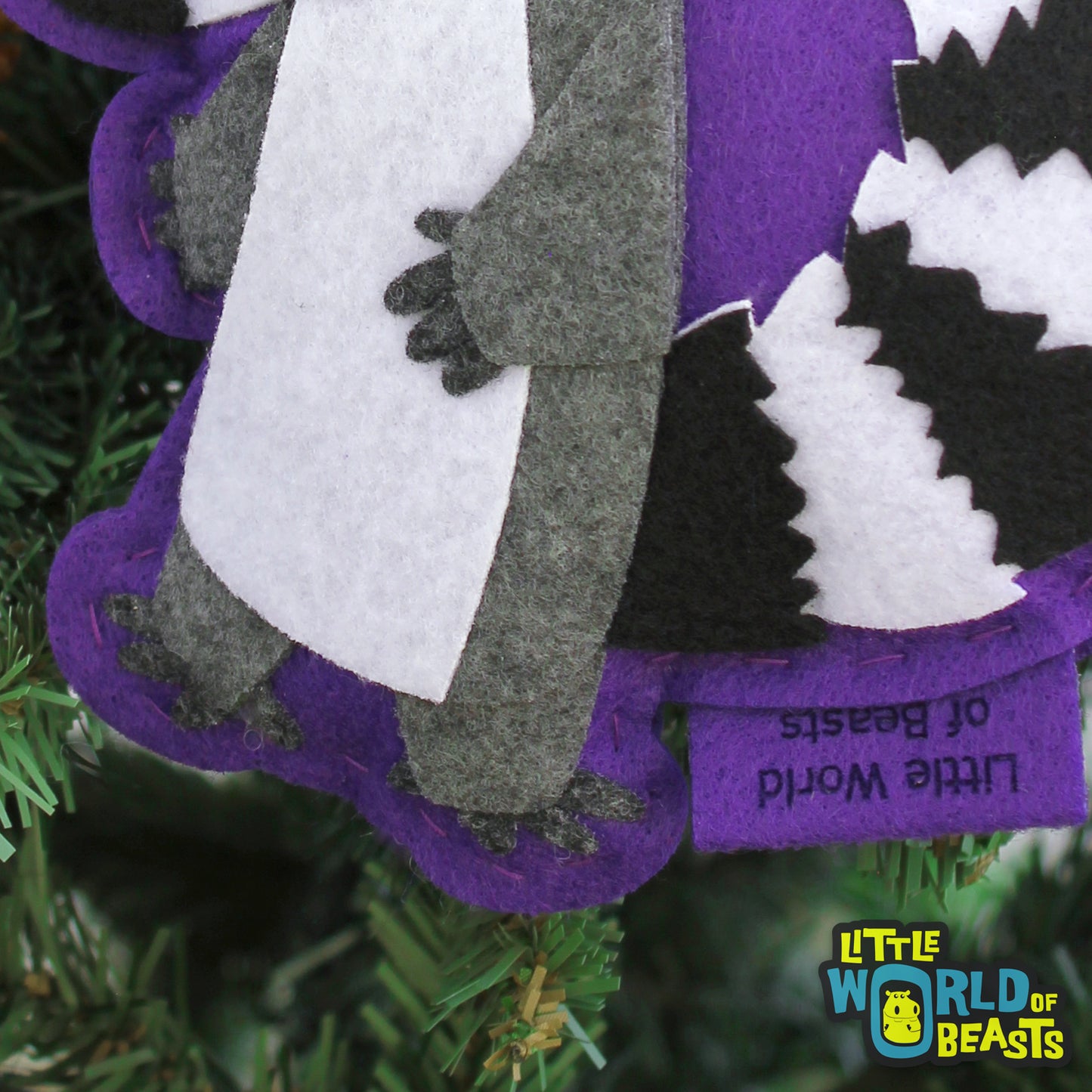 Ring Tailed Lemur Christmas Ornament