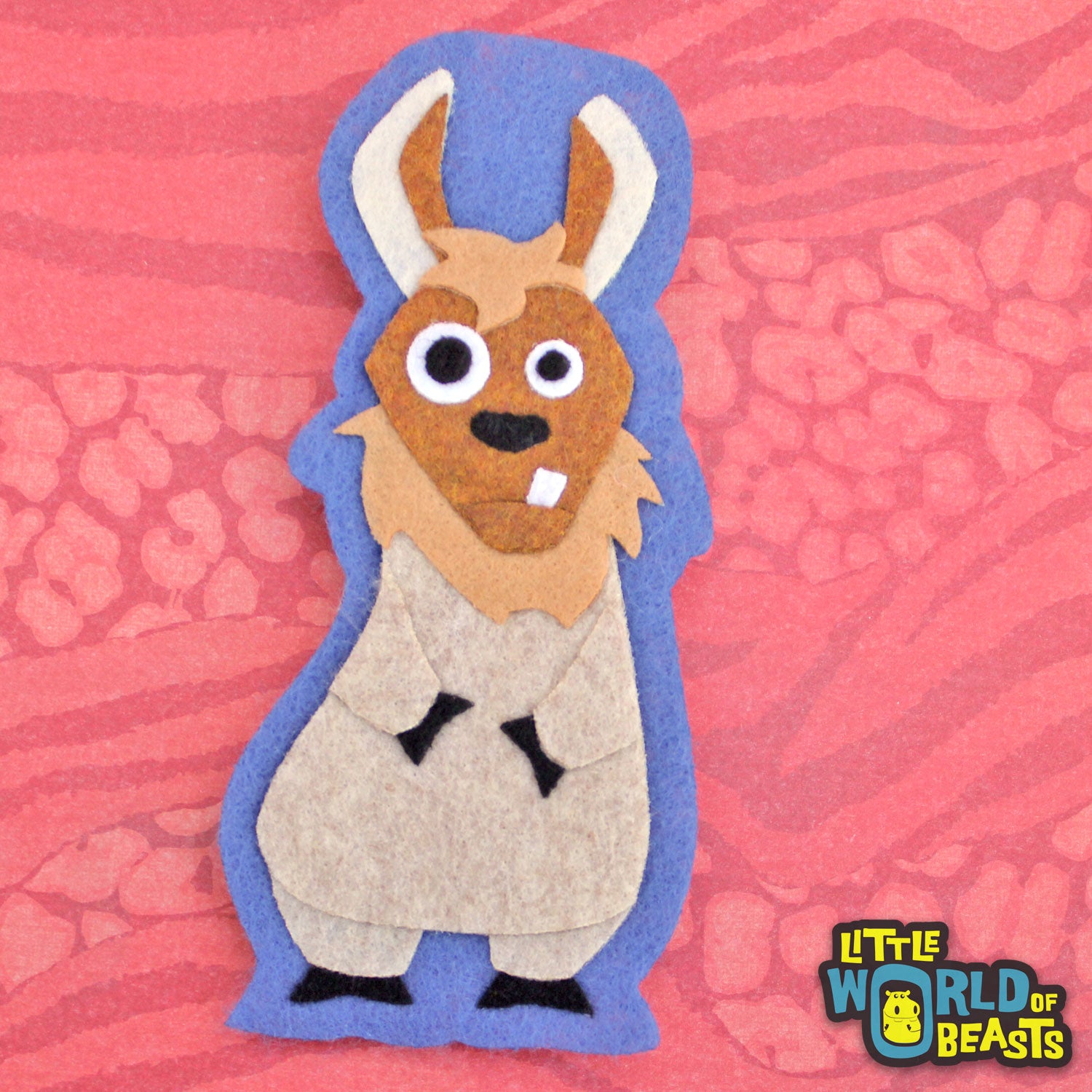 Llama - Felt Farm Animal Applique