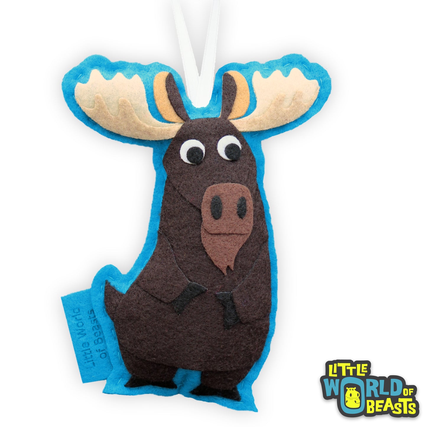 Moose - Felt Animal Ornament