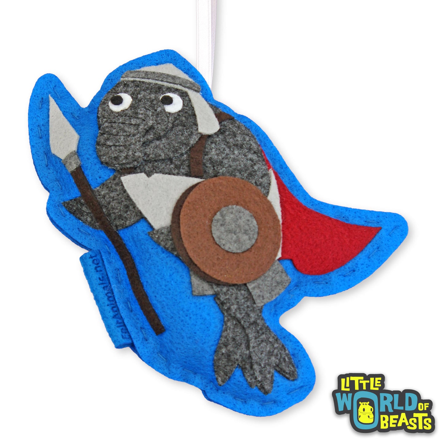 Felt Elephant Seal Ornament