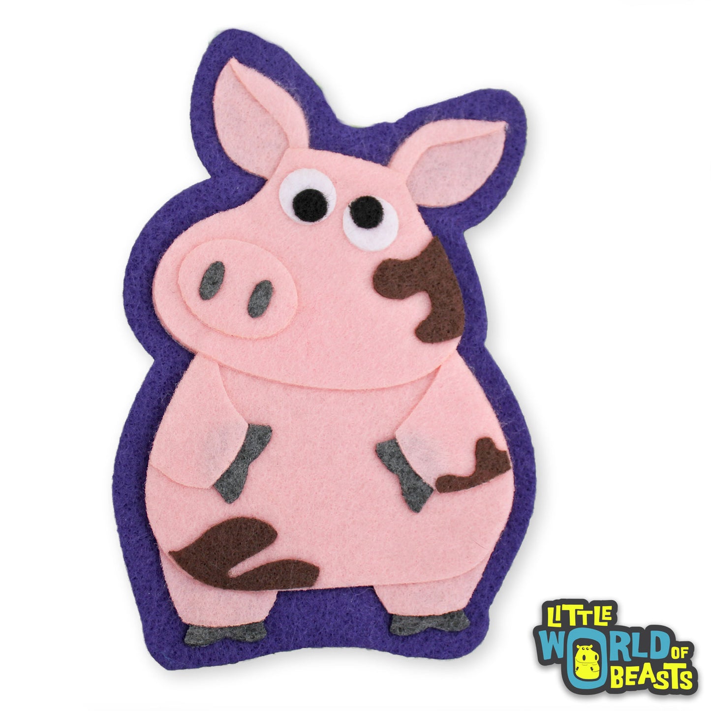 Sir Francis the Pig - Iron On or Sew On Patch - Little World of Beasts