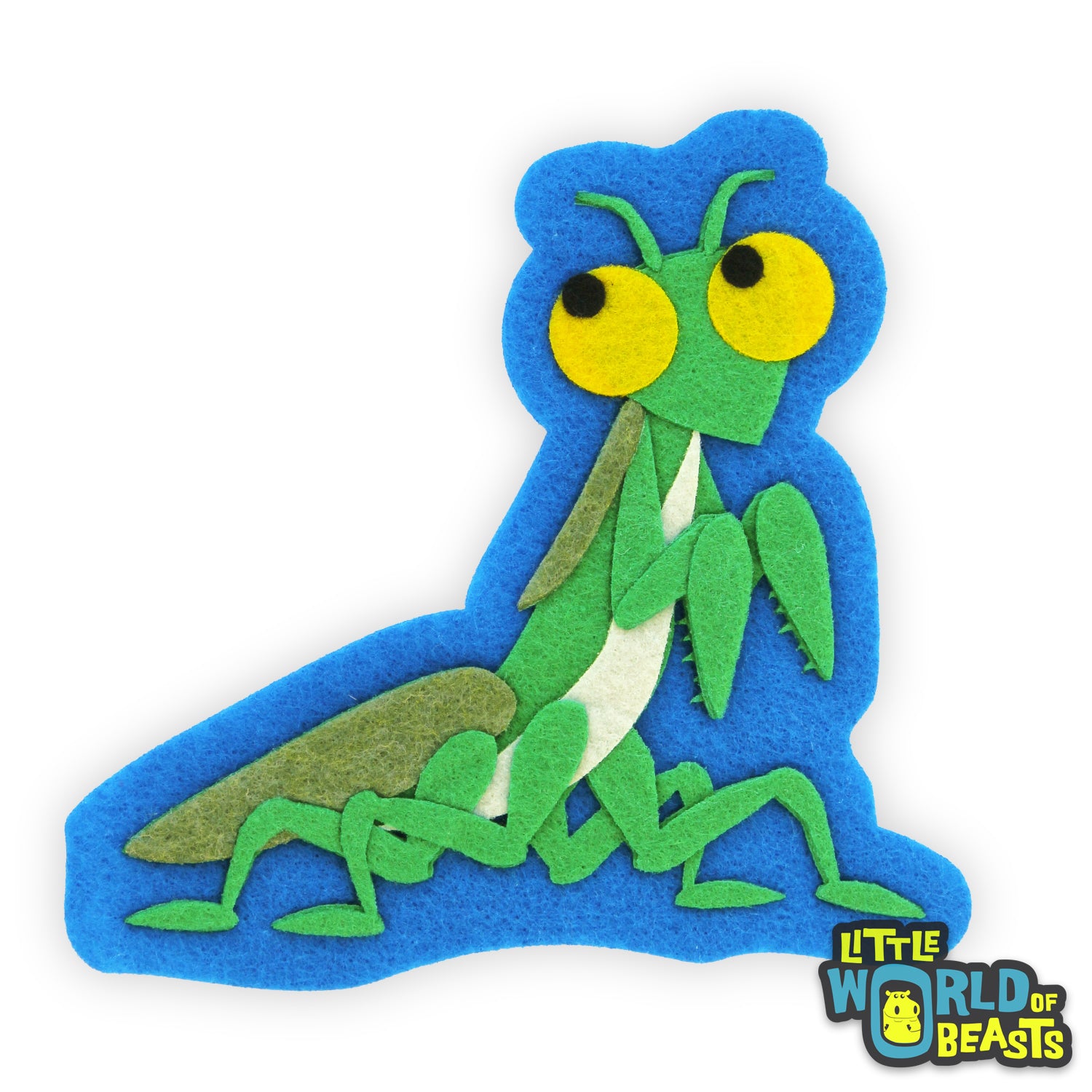 Praying Mantis - Iron On or Sew On Felt Patch