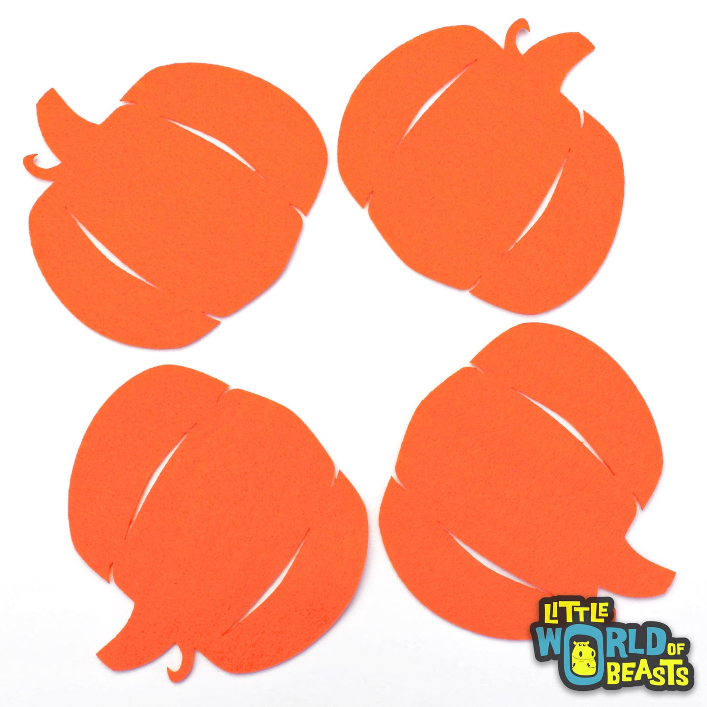 Pumpkin - Laser Cut Felt Shape for Crafts and Garlands