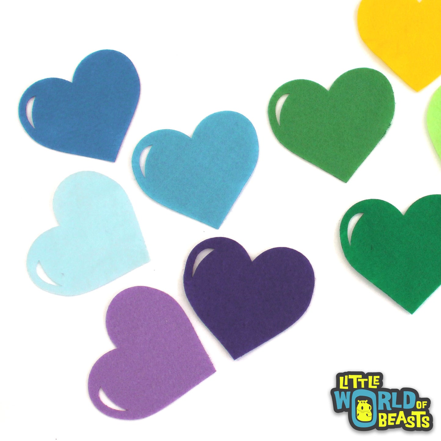 Felt Heart Shapes