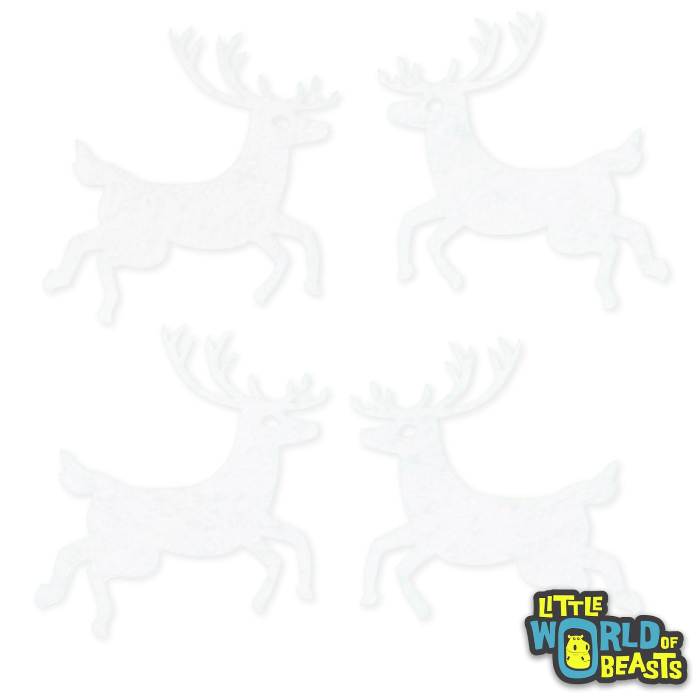 Reindeer - Felt Shapes for Crafts and Garlands