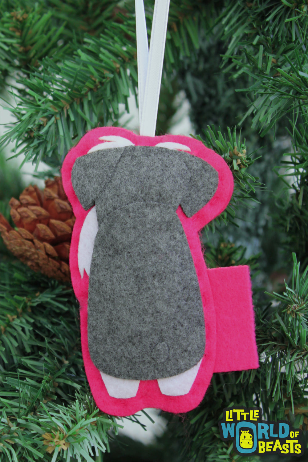 Schnauzer Ornament - Felt