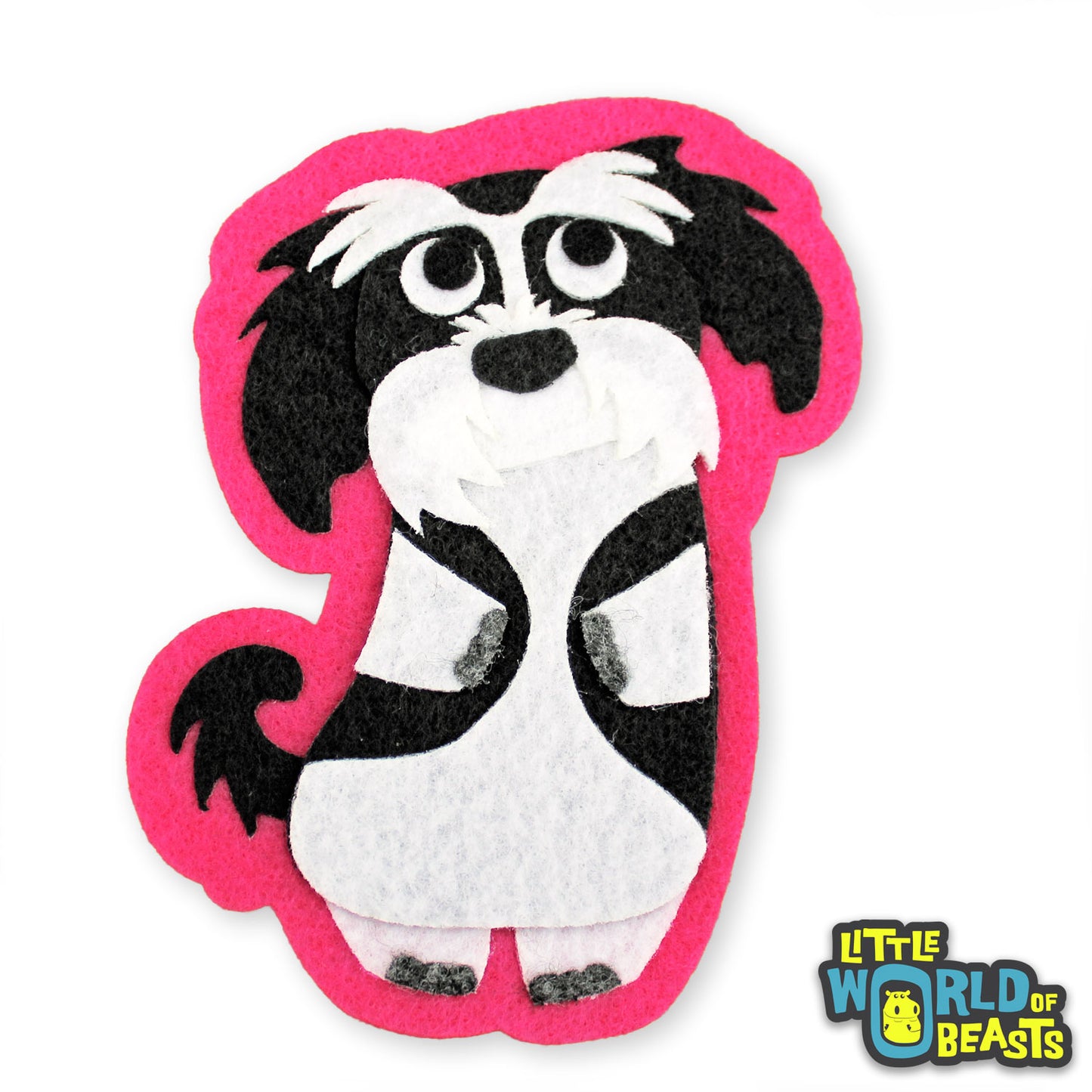 Alvin the Shih Tzu - Felt Dog - Iron On or Sew On Patch -