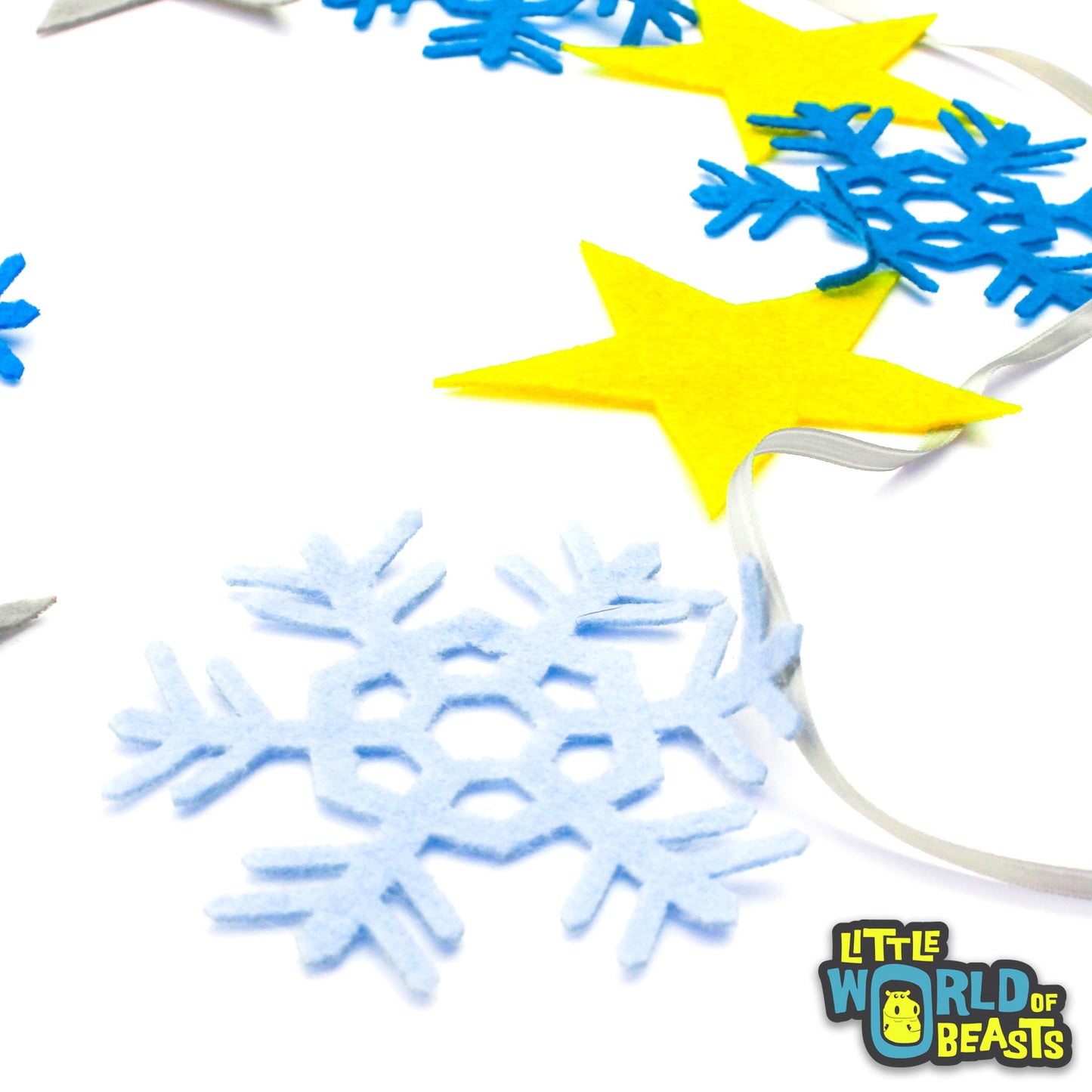 Laser Cut Snowflakes & Stars