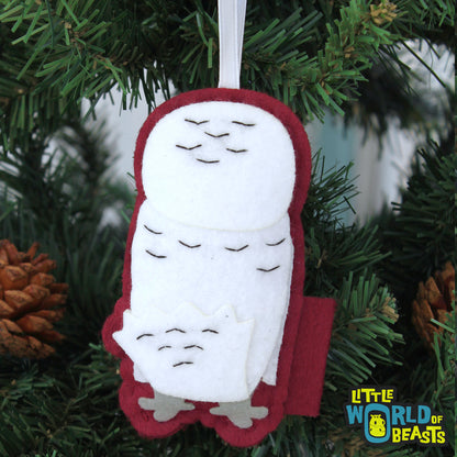 Snowy Owl - Christmas Ornament