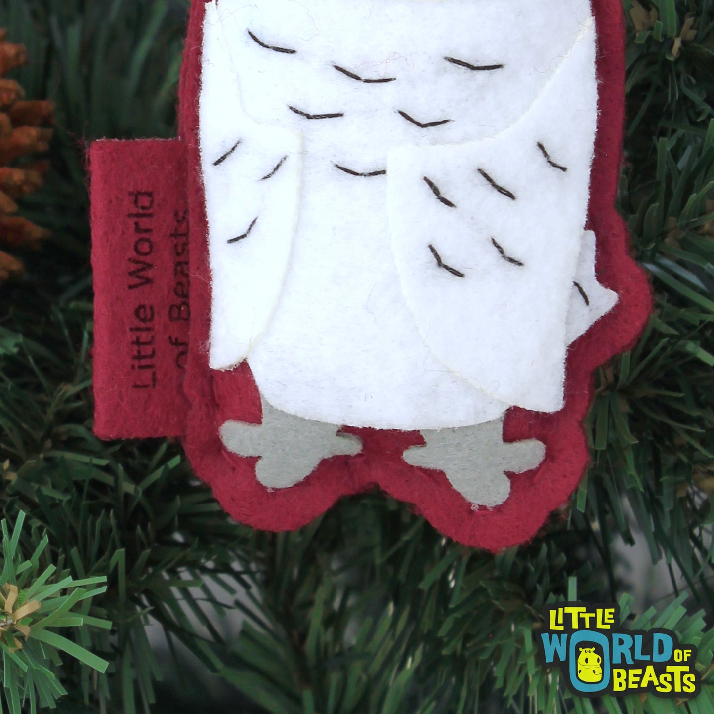 Snowy Owl - Christmas Ornament