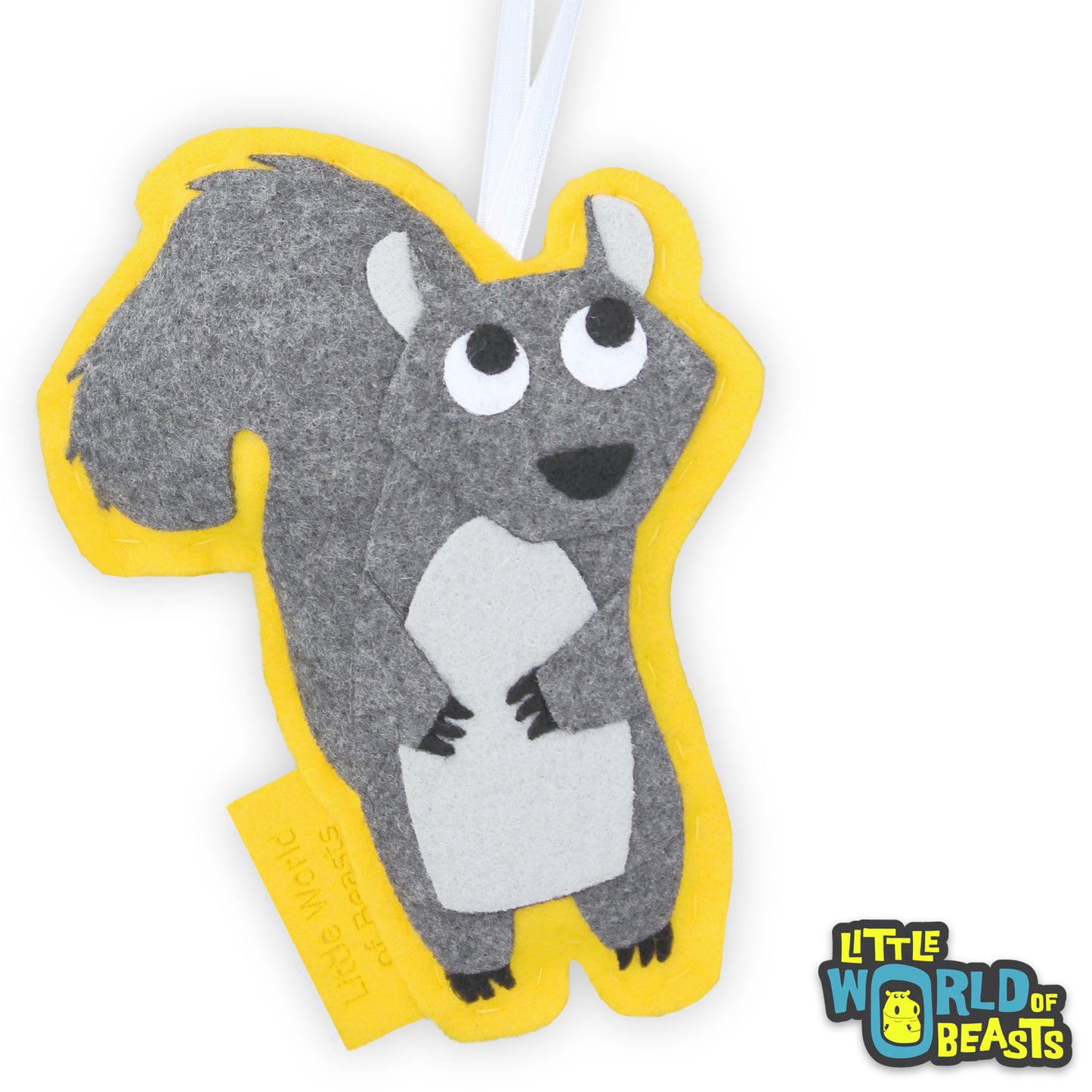 Squirrel Felt Ornament