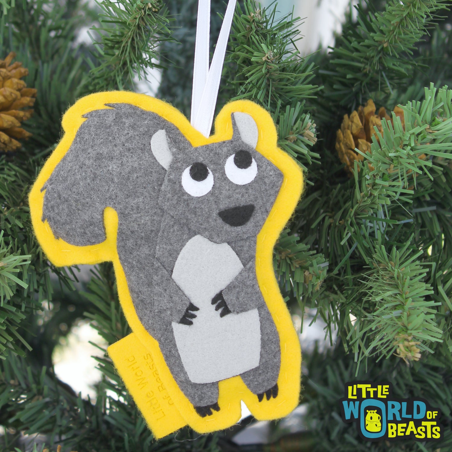 Personalized Squirrel Ornament