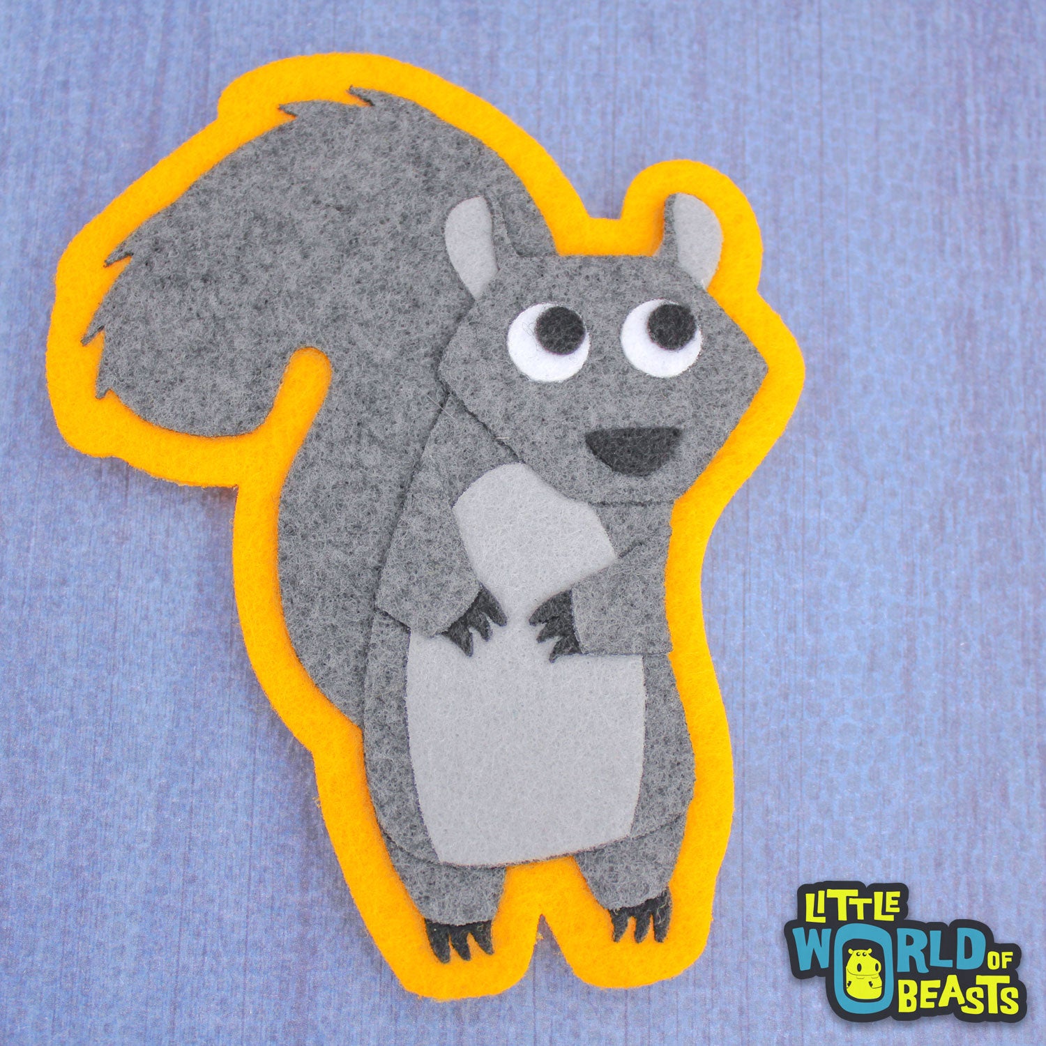 Handmade Squirrel Patch