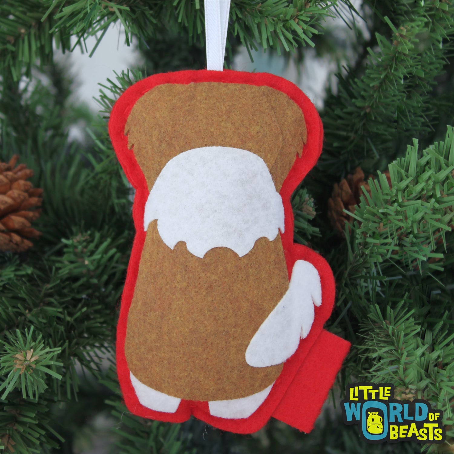 Saint Bernard Dog Ornament