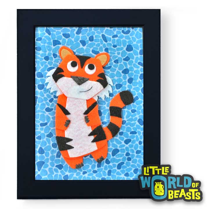 Kiki the Tiger Framed