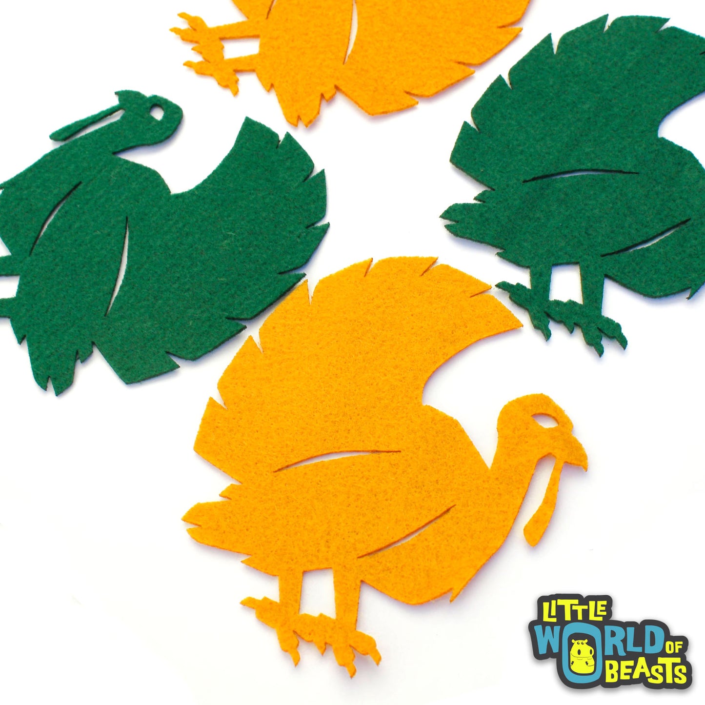 Turkey - Pre-cut Felt Shape for Crafts