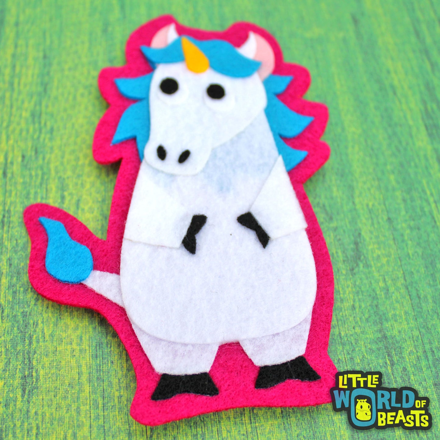 Unicorn - Felt Fantasy Animal Patch
