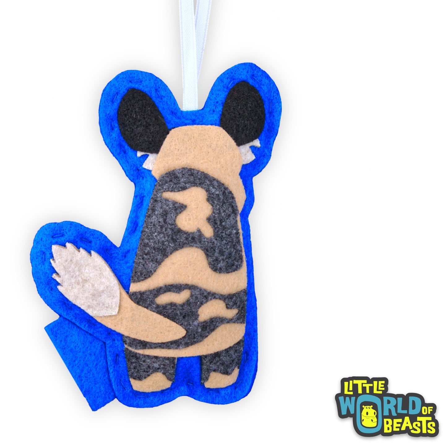 Wild Dog -  Felt Animal Ornament