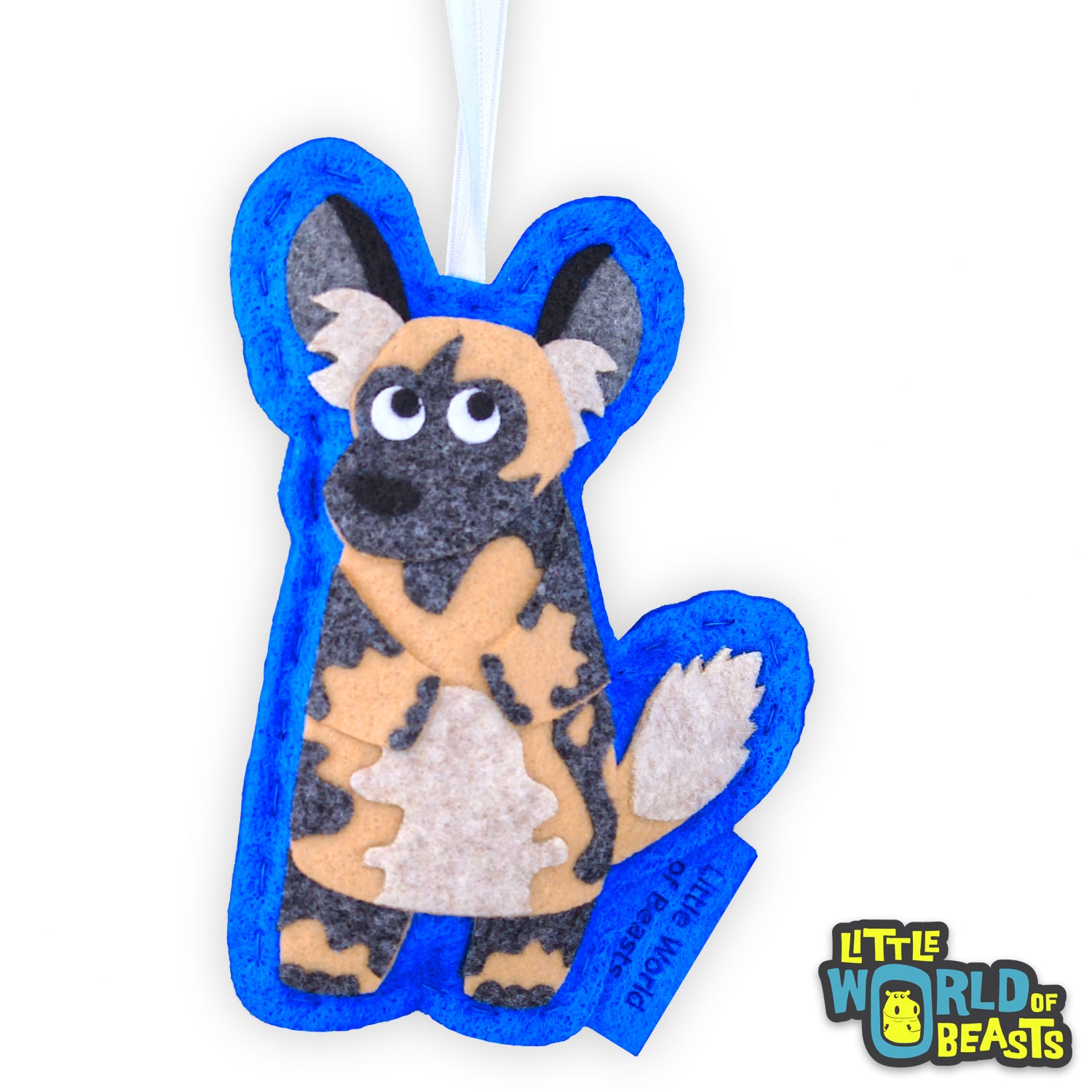 Wild Dog -  Felt Animal Ornament