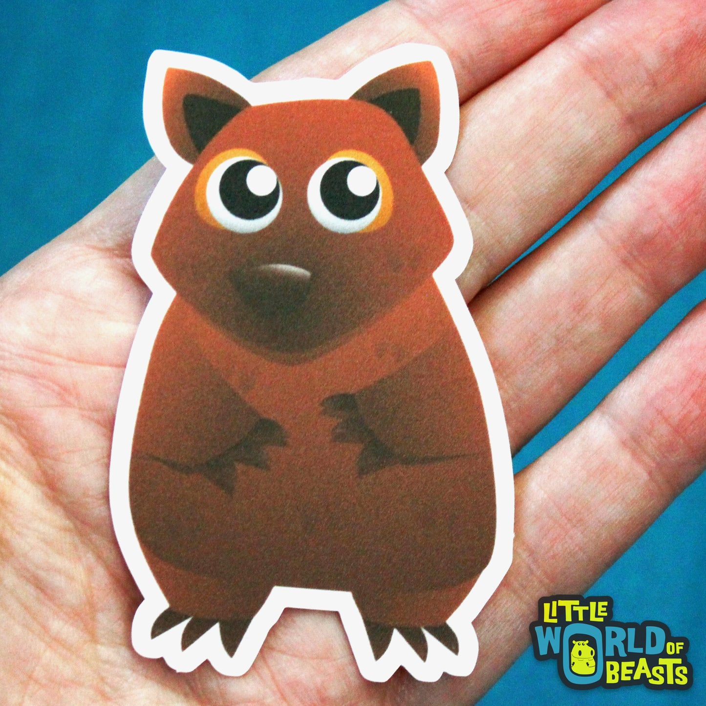 Wombat - Vinyl Sticker