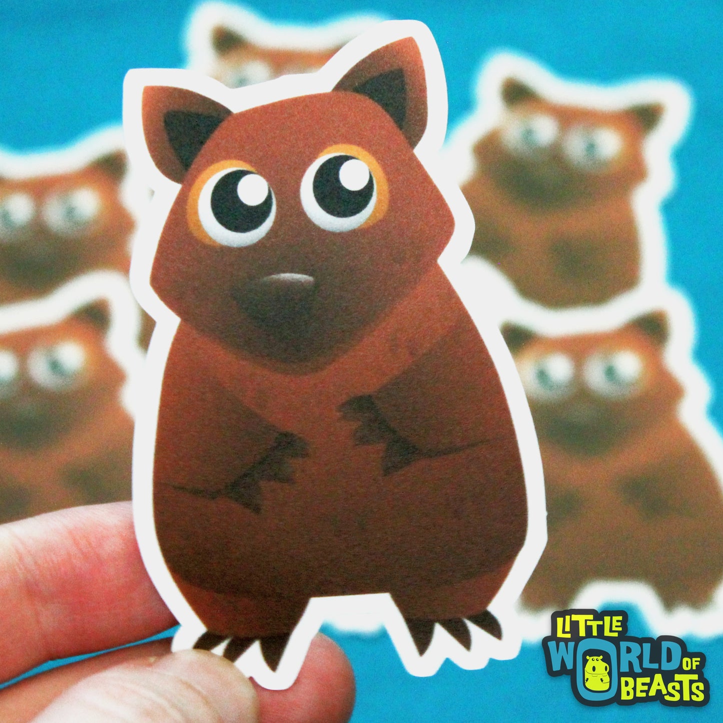 Wombat - Vinyl Sticker