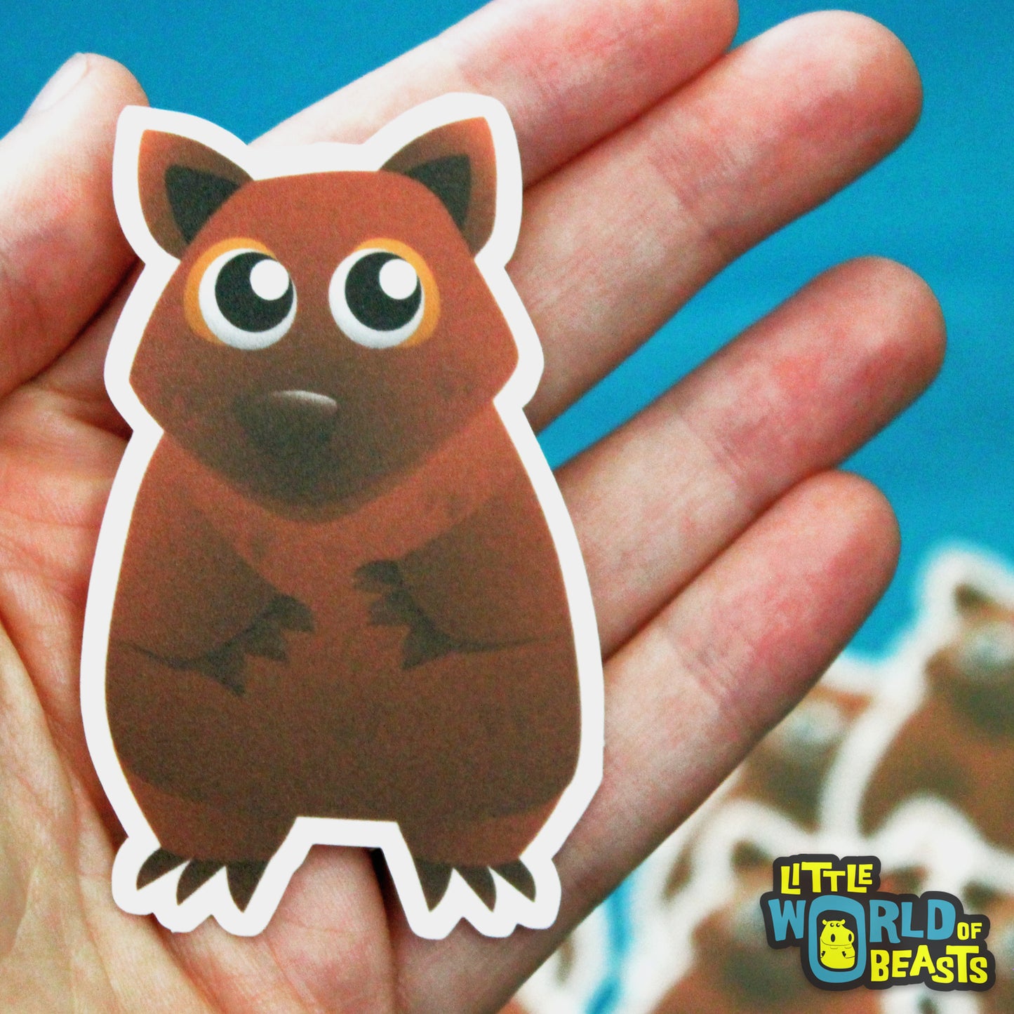 Wombat - Vinyl Sticker