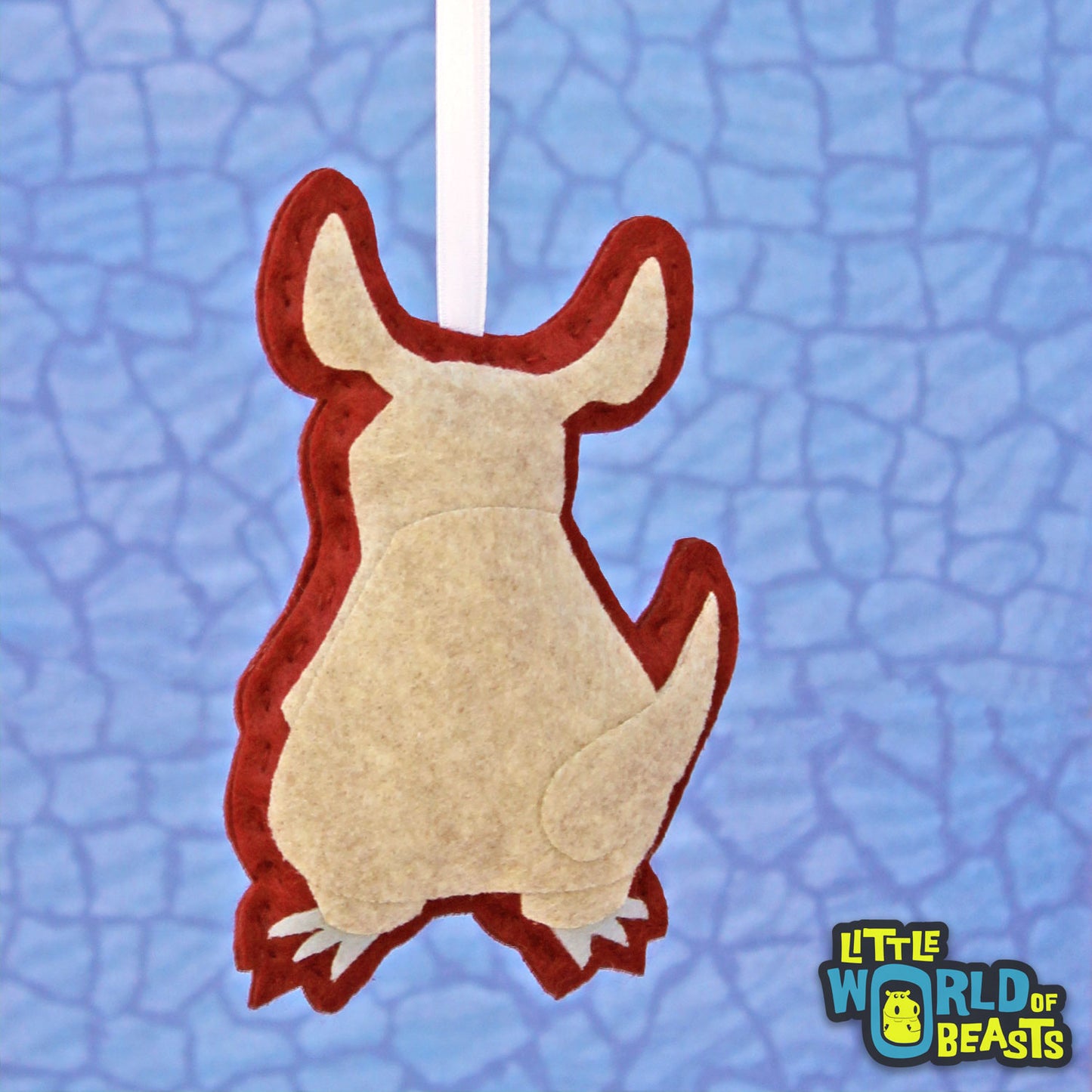 Aardvark - Felt Christmas Ornament