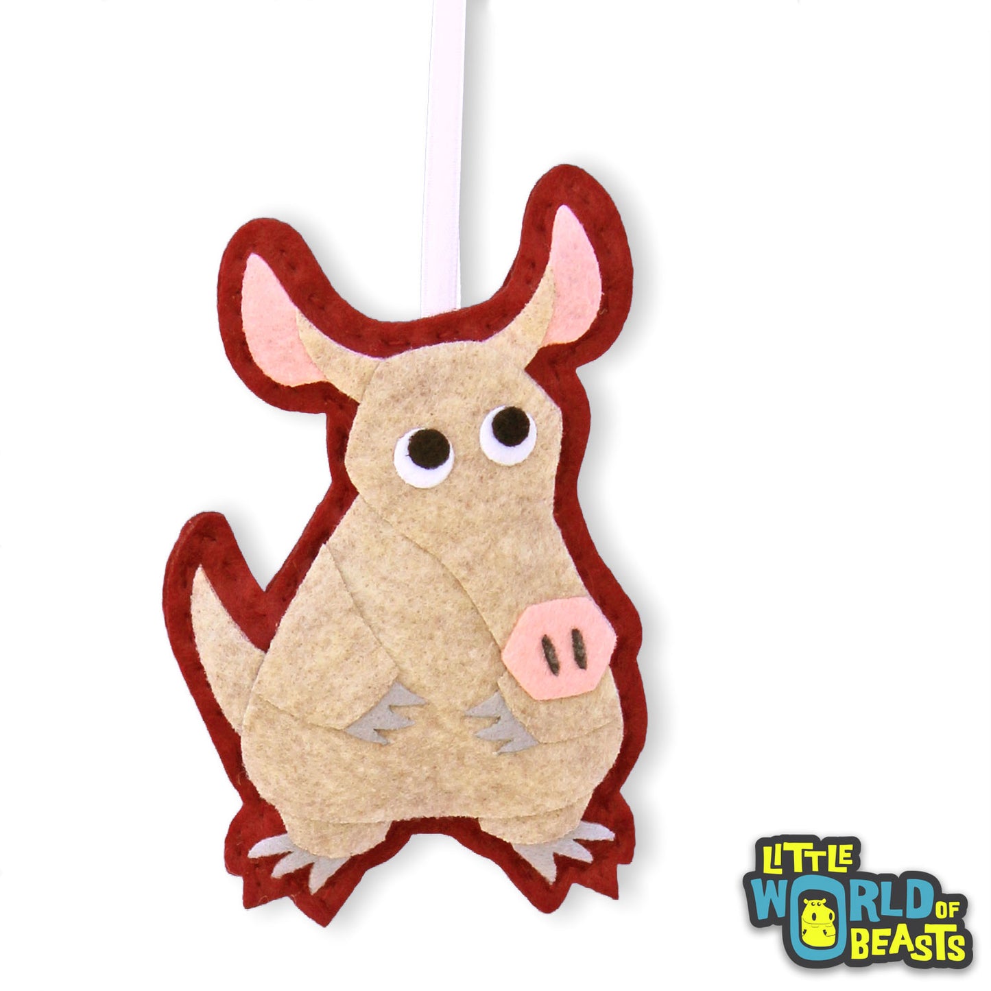 Aardvark - African Animal Plush Christmas Ornament