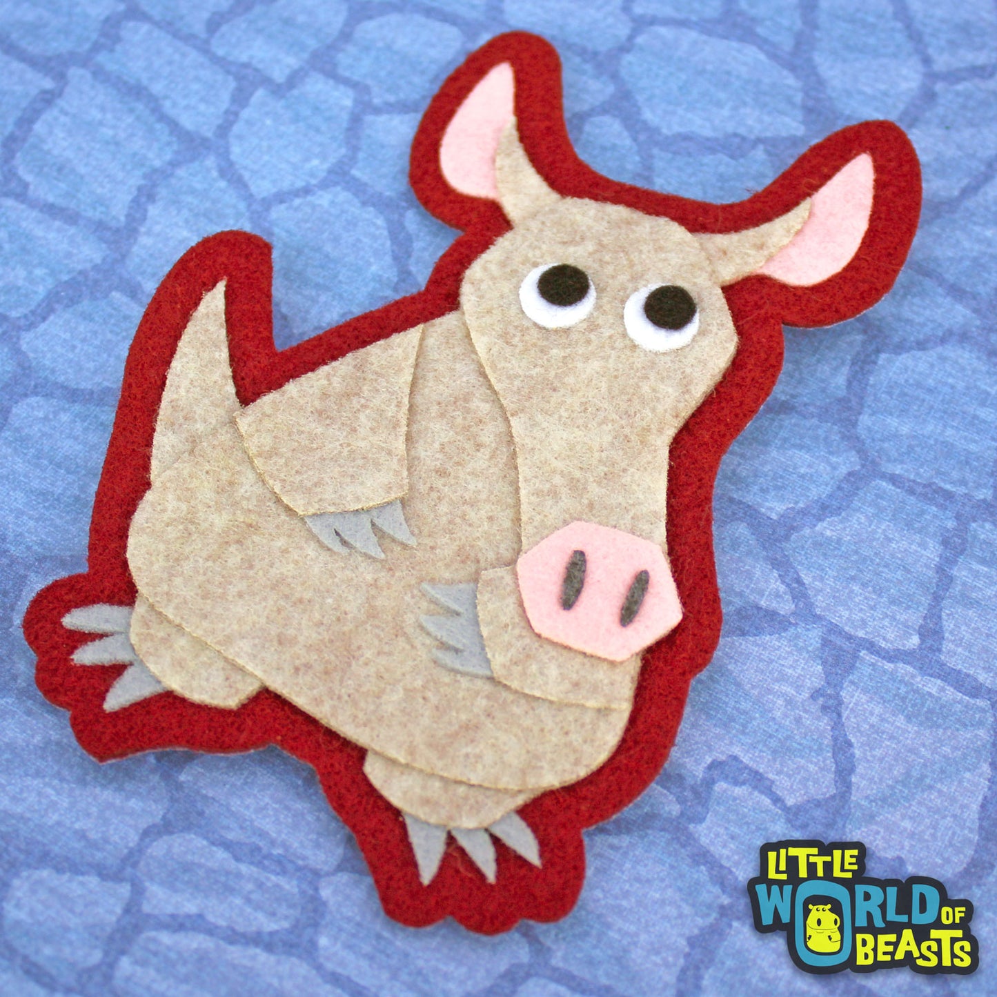 Aardvark Felt Patch