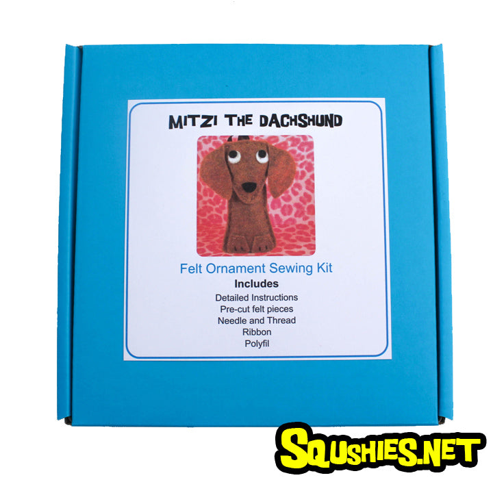 Felt Animal Ornament Pattern - Kit