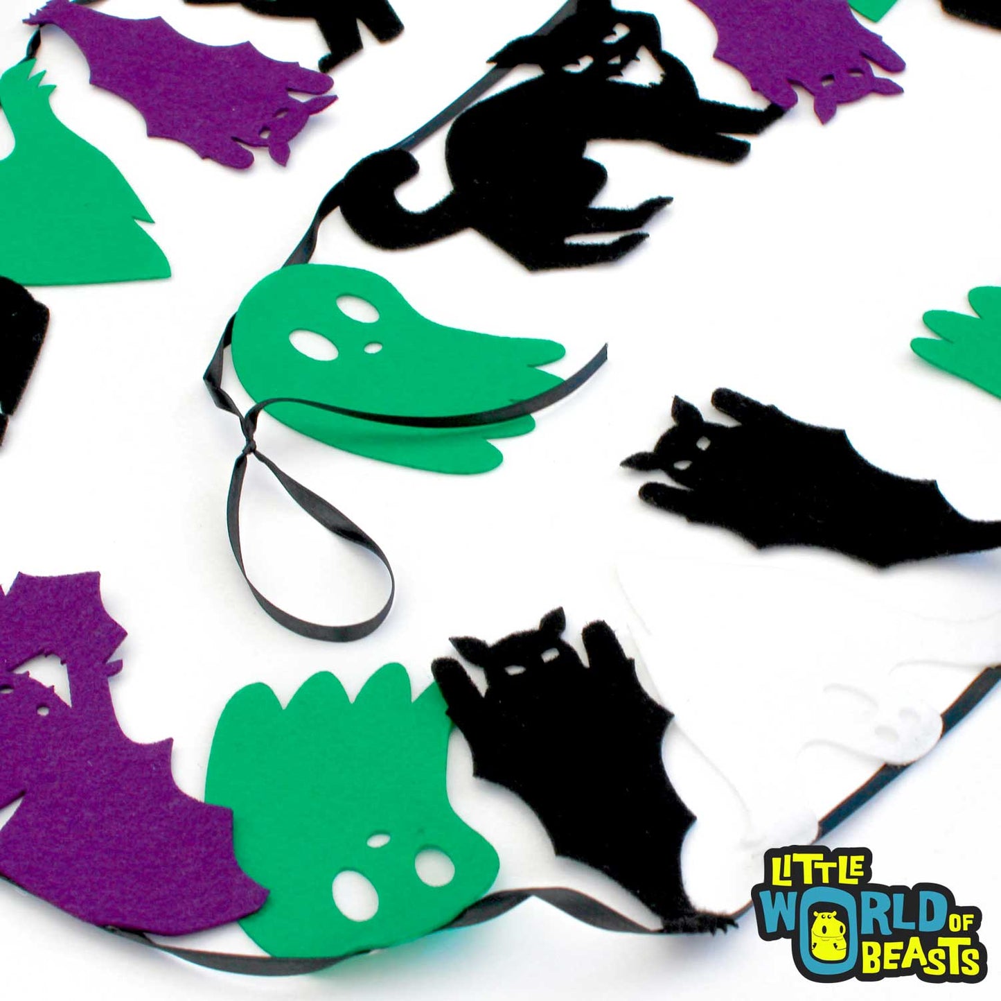 Assorted Halloween Shapes - 30 Pre-cut Shapes